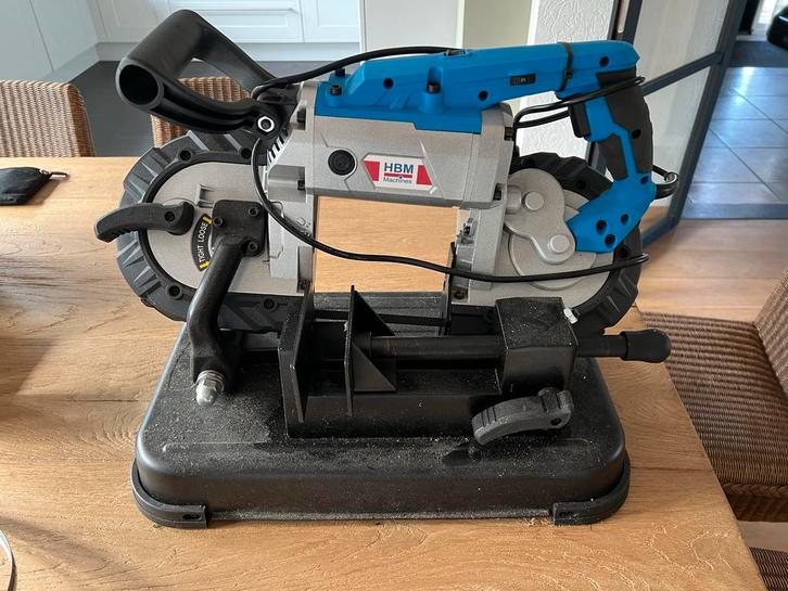 HBM Metaal Lintzaag - Gebruikt, Doe-het-zelf en Verbouw, Gereedschap | Zaagmachines, Zo goed als nieuw, Lintzaag, 600 tot 1200 watt