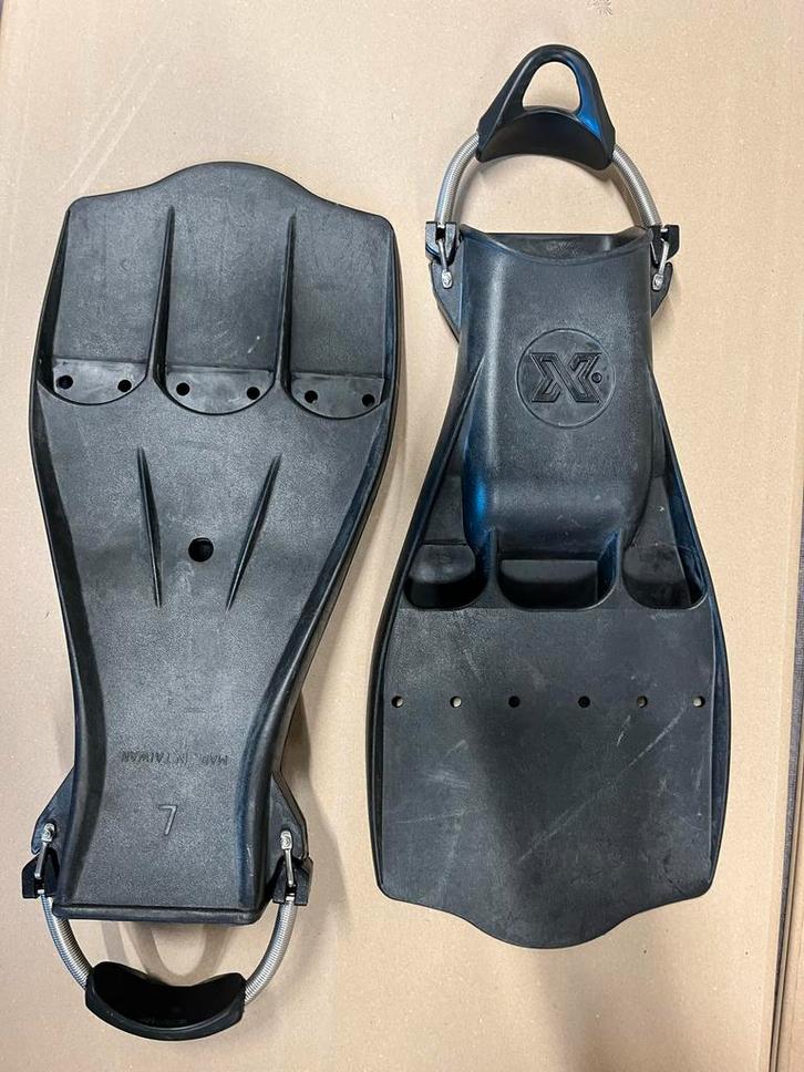 Xdeep EX-1 Tech Vinnen Large, Watersport en Boten, Duiken, Zo goed als nieuw, Zwem- of Duikvliezen, Ophalen of Verzenden