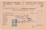 Documenten opname en overlijden Mhr. Losterie 1944 (Belgie), Verzenden, Gebruikt
