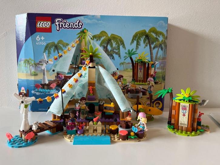 Lego Friends 41700 Strand glamping, Kinderen en Baby's, Speelgoed | Duplo en Lego, Zo goed als nieuw, Lego, Complete set, Ophalen of Verzenden