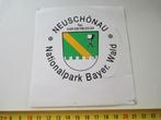sticker Duitsland NEUSCHÖNAU Nationalpark Bayer. Wald, Verzamelen, Ophalen, Zo goed als nieuw