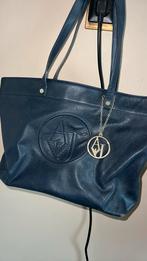 Armani jeans tas donkerblauw, Handtas, Blauw, Gebruikt, Ophalen