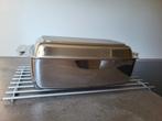 Fissler multi gratineerpan met stalen deksel 7 liter, Ophalen of Verzenden, Gebruikt, Rvs, Koekenpan of Braadpan