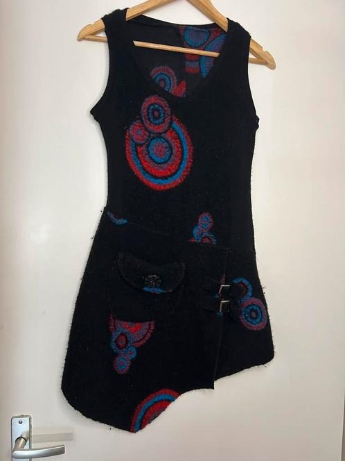 Echt wollen tuniek merkloos maat 36, Kleding | Dames, Blouses en Tunieken, Gedragen, Maat 36 (S), Zwart, Ophalen of Verzenden
