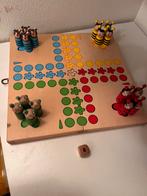 Houten spel mens erger je niet, Hobby en Vrije tijd, Gezelschapsspellen | Bordspellen, Ophalen of Verzenden, Zo goed als nieuw