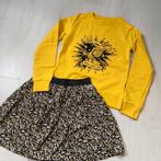 RETOUR JEANS set gele trui + gebloemd rokje mt 146-152, Verzenden, Zo goed als nieuw, Meisje