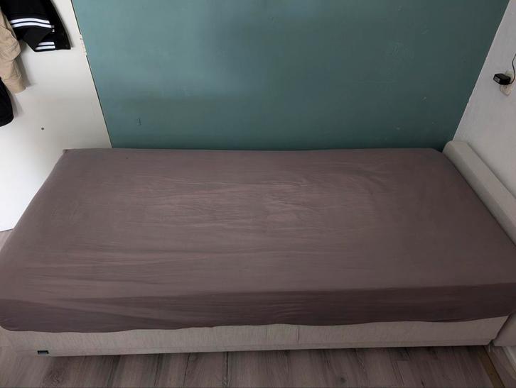 Pullman Elektrische Boxspring & Matras, Huis en Inrichting, Slaapkamer | Boxsprings, Zo goed als nieuw, 90 cm, 200 cm, Eenpersoons