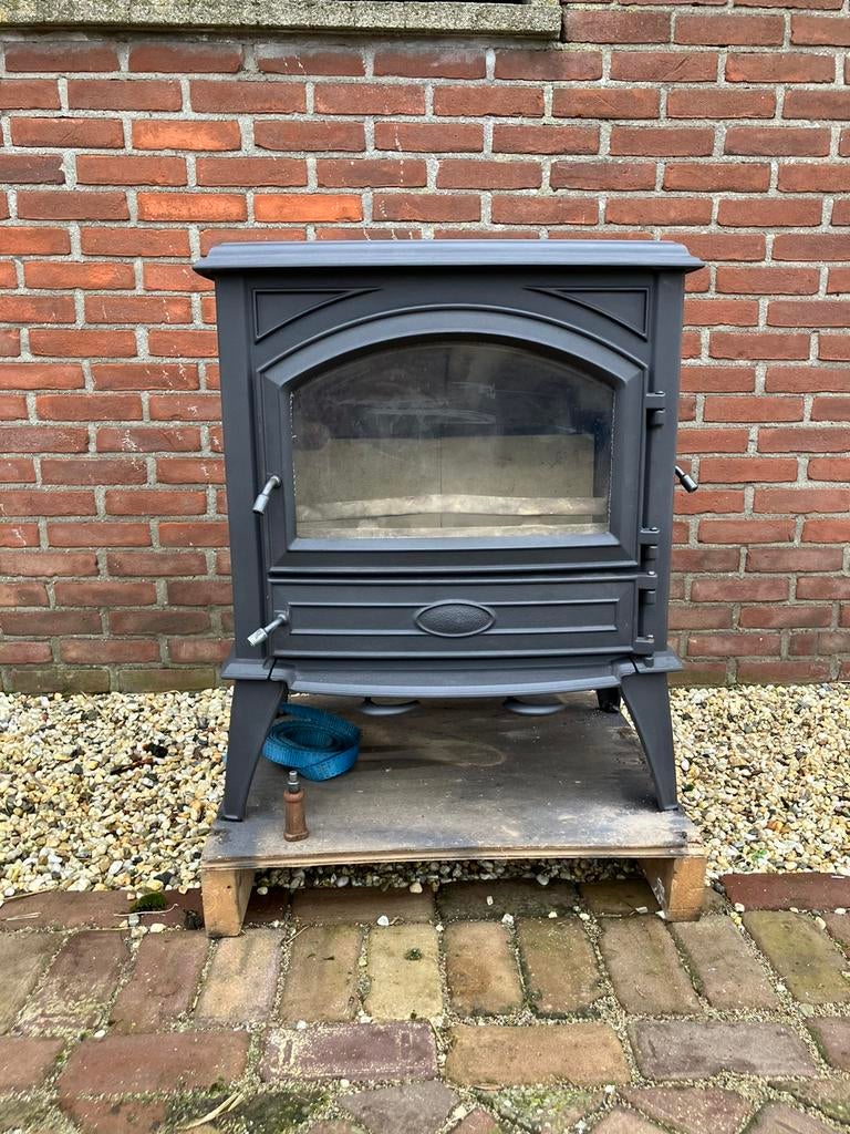 Zeer nette Houtkachel Dovre 640CB, Huis en Inrichting, Ophalen, Houtkachel, Zo goed als nieuw, Vrijstaand
