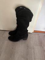 Helioform zwarte suede laarzen maat 41, Ophalen of Verzenden, Zo goed als nieuw, Zwart, Hoge laarzen