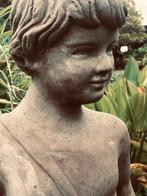 Zeldzaam antiek terracotta / aardewerk Tuinbeeld, Ophalen, Gebruikt, Steen, Mensenbeeld