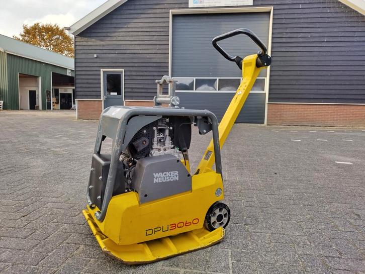 Wacker trilplaat te koop DPU 3060 elektrische start (9-2024), Tuin en Terras, Hand-tuingereedschap, Zo goed als nieuw, Ophalen