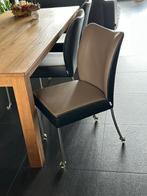 Bert Plantagie leren stoelen, Huis en Inrichting, Stoelen, Ophalen, Zo goed als nieuw, Overige kleuren, Vijf, Zes of meer stoelen
