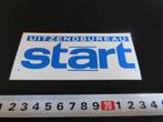sticker Uitzendbureau START, Verzamelen, Stickers, Ophalen, Zo goed als nieuw, Bedrijf of Vereniging