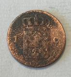 1 cent Nederland 1863, Postzegels en Munten, Munten | Nederland, Ophalen of Verzenden, 1 cent