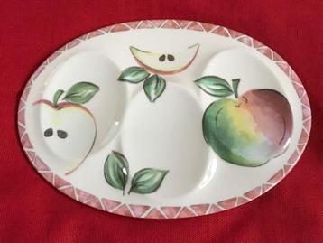 Leuk Porseleinen Fruitschaaltje - Lepelschaaltje  beschikbaar voor biedingen