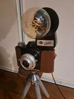 Vintage handgemaakte fotocamera statief lamp, Ophalen of Verzenden