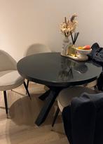 Eettafel Zo Goed Als Nieuw, Huis en Inrichting, Tafels | Eettafels, Ophalen, 100 tot 150 cm, Rond, 200 cm of meer