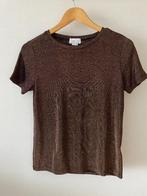 Bruine glitter top, Cotton Club, maat S, Kleding | Dames, Tops, Bruin, Ophalen of Verzenden, Korte mouw, Maat 36 (S)