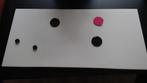 Wit magneetbord met magneten, Huis en Inrichting, Magneetbord, Zo goed als nieuw, Ophalen