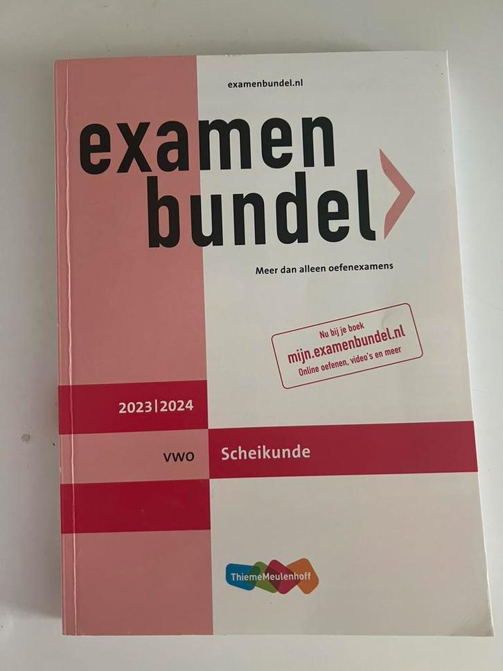 VWO examenbundel Scheikunde ‘23-‘24 gratis verzenden vinted, Boeken, Schoolboeken, Zo goed als nieuw, Scheikunde, VWO, Ophalen of Verzenden