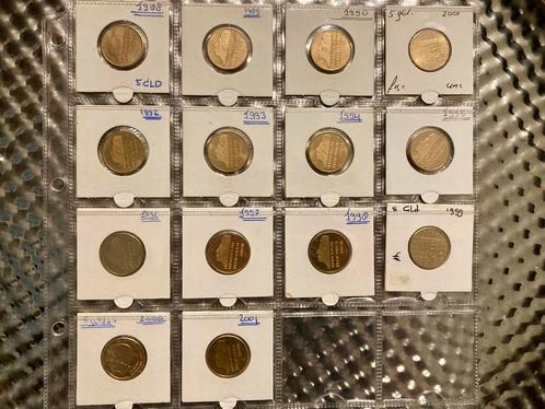 14 stuks 5 gulden munten Beatrix periode 1980 1990 2000, Postzegels en Munten, Munten | Nederland, Losse munt, 5 gulden, Koningin Beatrix