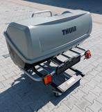 THULE BackUp 900XXL grijze trekhaakbox+THULE fietsendrager, Auto diversen, Ophalen of Verzenden, Zo goed als nieuw