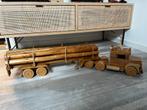 Houten vrachtwagen met oplegger, Ophalen of Verzenden, Gebruikt
