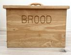 Broodtrommel hout brood box kist bak meel bloem landelijk, Huis en Inrichting, Keuken | Keukenbenodigdheden, Ophalen of Verzenden
