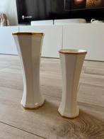 Set van twee vintage porseleinen vaasjes, Ophalen, Wit, Aardewerk of Porselein, Zo goed als nieuw