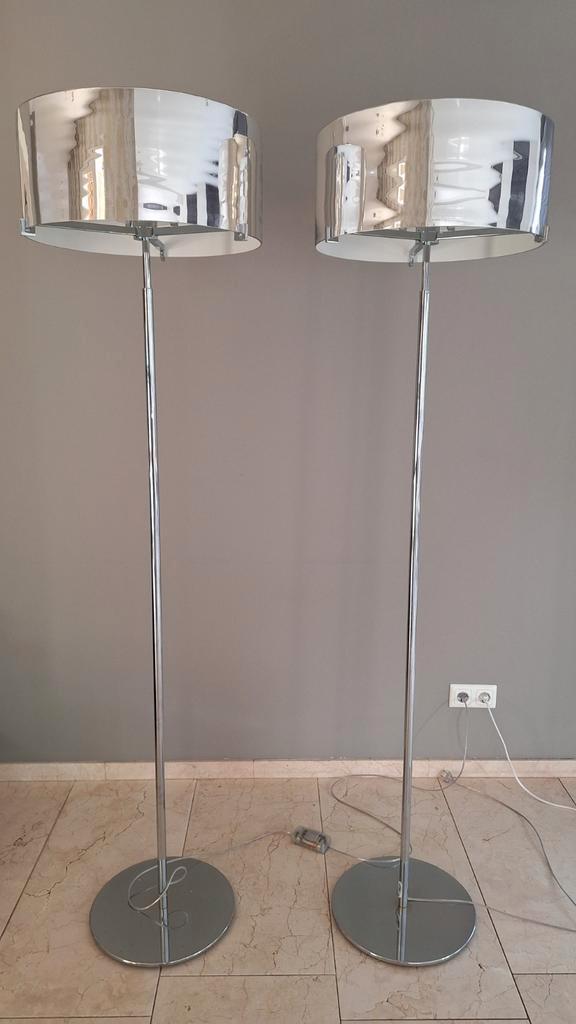 2 staande designlampen van Prandina, model CPL F7, Huis en Inrichting, Lampen | Vloerlampen, Zo goed als nieuw, 150 tot 200 cm