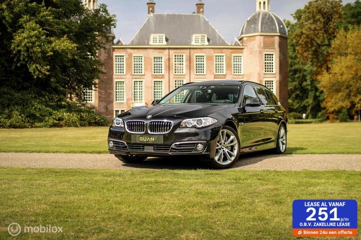 BMW 5-serie Touring 535d High Executive | Bom VOL |, Auto's, BMW, Bedrijf, Te koop, 5-Serie, 360° camera, ABS, Achteruitrijcamera