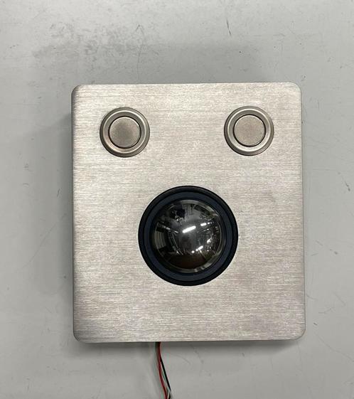 Trackball inbouw RVS paneel module robuuste muis trackbal, Computers en Software, Muizen, Zo goed als nieuw, Trackpad, Bedraad
