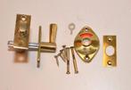 Gezocht - antiek/verouderd messing wc-slot insteekgrendel, Ophalen of Verzenden, Koper of Messing, Slot