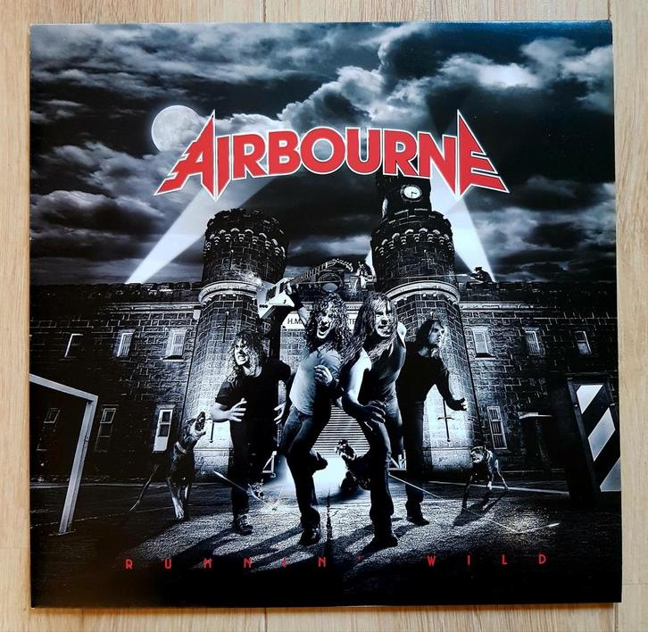 Airbourne - Running wild lp vinyl rock AC/DC, Cd's en Dvd's, Vinyl | Hardrock en Metal, Gebruikt, Ophalen of Verzenden