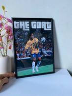 Ronaldinho “The Goat” Poster Framed Met Lijst, Ophalen of Verzenden, Nieuw, Rechthoekig Staand, Met lijst