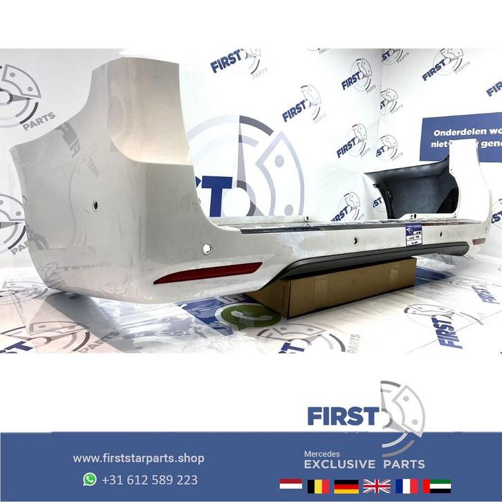 W447 V KLASSE VITO VIANO 2021 AMG ACHTERBUMPER WIT COMPLEET, Auto-onderdelen, Carrosserie en Plaatwerk, Bumper, Mercedes-Benz