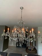 Elegante kroonluchter met kristallen 10 armen 120x80, Ophalen, Zo goed als nieuw, Metaal