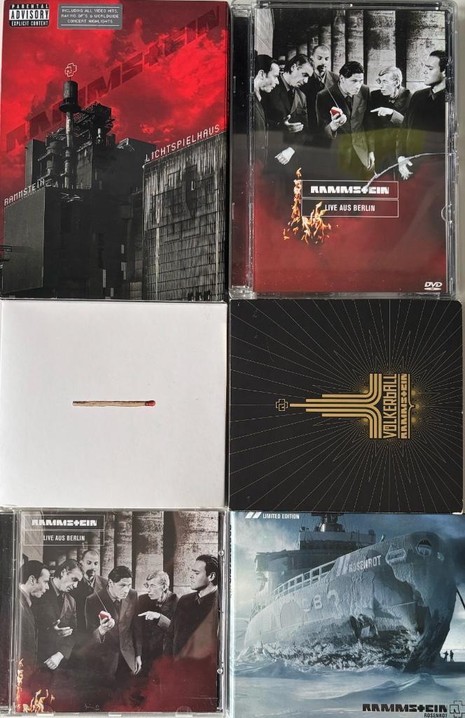 RAMMSTEIN - DVD's CD's Boxsets Limited Edition, Cd's en Dvd's, Cd's | Hardrock en Metal, Zo goed als nieuw, Boxset, Ophalen of Verzenden