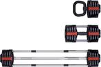 PH Fitness Verstelbare Dumbbell, Kettlebell en Halterset, Ophalen, PH fitness, Nieuw, Info@phfitness.nl