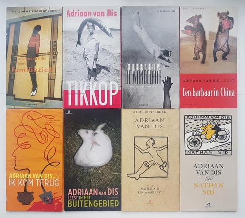 8x Luisterboek Adriaan van Dis oa. Ik Kom Terug, Nathan Sid, Boeken, Luisterboeken, Cd, Volwassene, Ophalen of Verzenden
