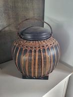 Aziatische decoratieve pot met deksel, Ophalen of Verzenden