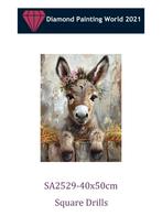 Diamond painting 50x40 vierkante steentjes, Diamond painting world 2021@gmail.com, Nieuw, Ophalen of Verzenden, Knutselwerk