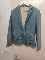 Strenesse Gabriele Strehle colbert maat 38 spijkerstof, Maat 38/40 (M), Strenesse, Blauw, Ophalen of Verzenden