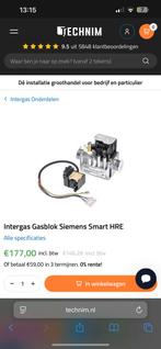 Intergas gasblok nieuw, Doe-het-zelf en Verbouw, Verwarming en Radiatoren, Ophalen of Verzenden