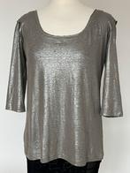 Glanzend T-shirt in champagnekleur van Sarah Pacini maat M, Kleding | Dames, Maat 38/40 (M), Sarah Pacini, Beige, Ophalen of Verzenden