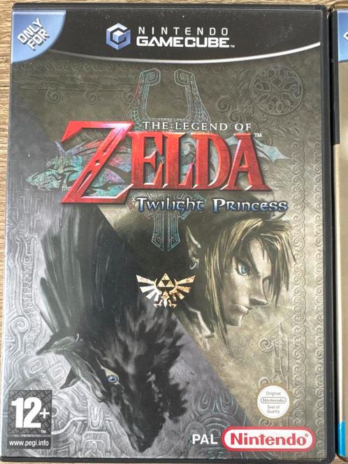 Zelda GameCube - Wind Waker & Twilight Princess, Spelcomputers en Games, Games | Nintendo GameCube, Gebruikt, Avontuur en Actie