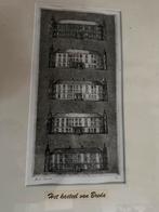 Ets kasteel van Breda, Antiek en Kunst, Kunst | Etsen en Gravures, Ophalen of Verzenden