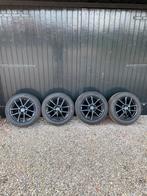 17” velgen Volvo Ford e.a. winterbanden Hankook 215 55 R17, Auto-onderdelen, Banden en Velgen, Ophalen, 215 mm, Banden en Velgen