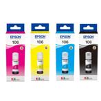 Epson inkt 106 origineel multipack 4 flessen, Epson, Nieuw, Ophalen of Verzenden