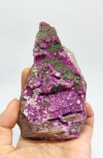 Cobalto Calciet met Malachiet op matrix #2, Verzenden, Mineraal